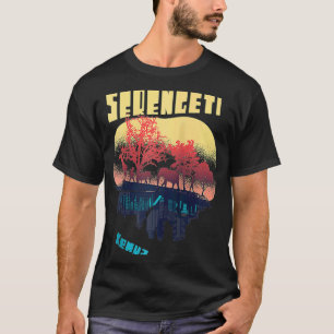 T-shirt Serengeti Kenya Safari Afrique Parc National Big F