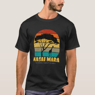 T-shirt Serengeti Masai Mara Réserve nationale Kenya Safar