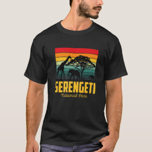 T-shirt Serengeti Tanzanie Safari Afrique Parc National Bi