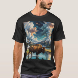 T-shirt Sérénité dans la nature - Buffalo
