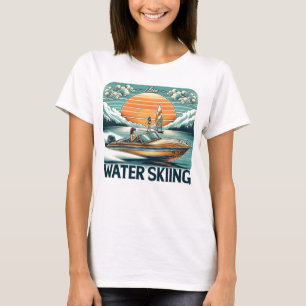 T-shirt Sérénité de la navigation : Femme jouissant de bri