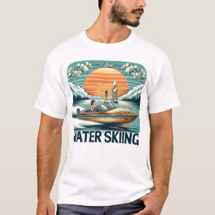 T-shirt Sérénité de la navigation : Femme jouissant de bri