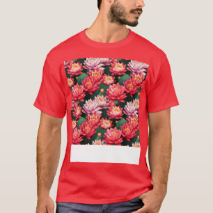 T-shirt Serenity Blooms intemporel Lotus Flower Motif 14