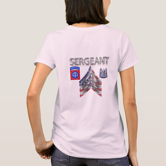 T-shirt Sergent de brigade de la 82e division (Dos)