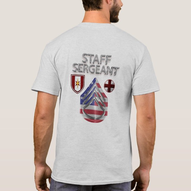 T-shirt Sergent d'état-major de la 44e Brigade Médicale (Dos)