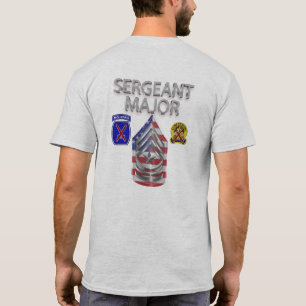 T-shirt Sergent-major de la 10e Division des montagnes