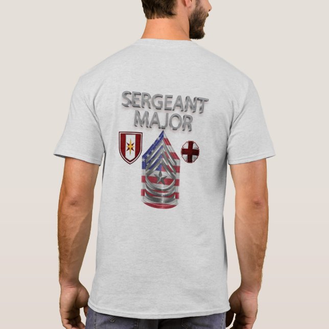 T-shirt Sergent-major de la 44e Brigade Médicale (Dos)