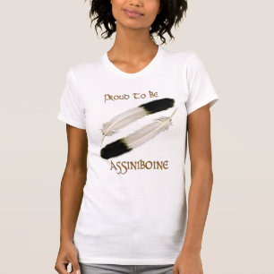 T-shirt Série amérindienne 'FIER D'ÊTRE ASSINIBOINE'