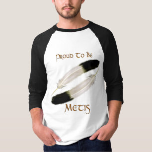 T-shirt Série amérindienne 'FIER D'ÊTRE METIS'