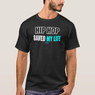 T-shirt Série de cool de texte Hiphop Rap