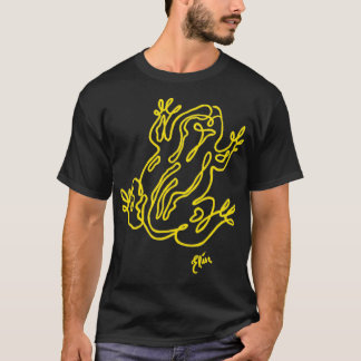 T-shirt Série Southern Corroboree frog Australian YELLOW