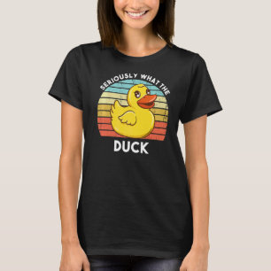 T-shirt Sérieusement Ce Canard Jaune Caoutchouc