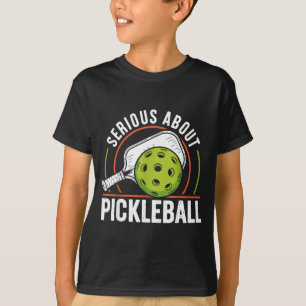 T-shirt Sérieux à propos de pickleball drôle pickle ball