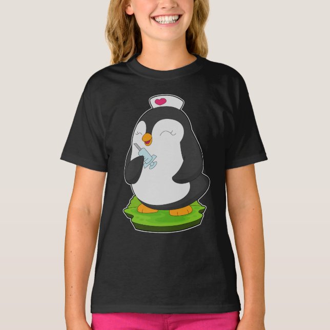 T-shirt Seringue de pingouin (Devant)