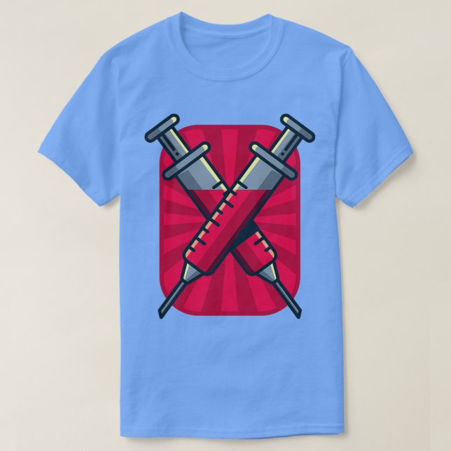 T-shirt Seringues traversées (Design devant)