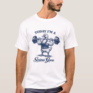 T-shirt Serious Goose Gym Lifter