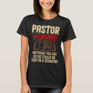 T-shirt Sermon d'avertissement des messagers prêcheur chré