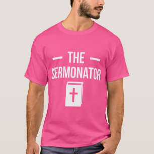 T-shirt Sermonateur Pastor Eglise sermon Jésus Christ W