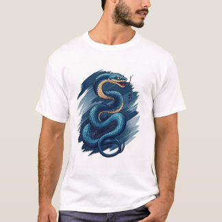 T-shirt serpent