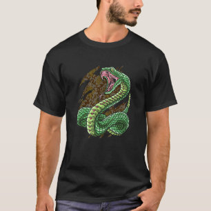 T-shirt Serpent À Crotales Pour Les Éleveurs De Serpent En