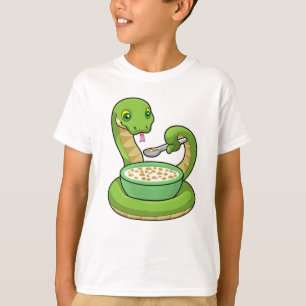 T-shirt Serpent à manger avec Muesli