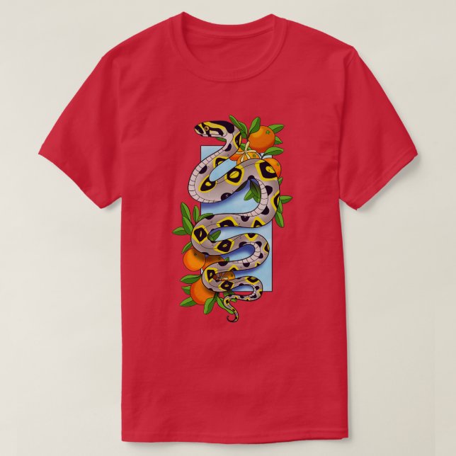 T-shirt Serpent à rat mandarin (Design devant)
