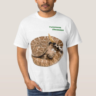 T-shirt Serpent à sonnettes de dos en forme de losange