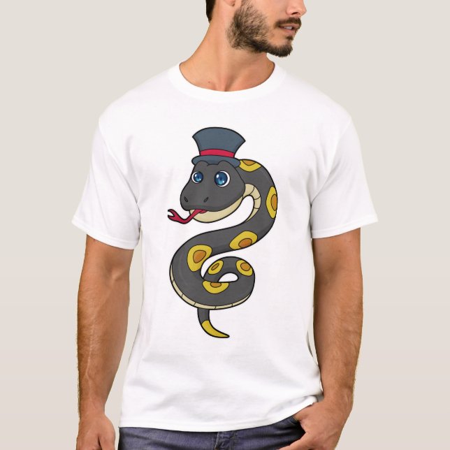 T-shirt Serpent avec Casquette (Devant)