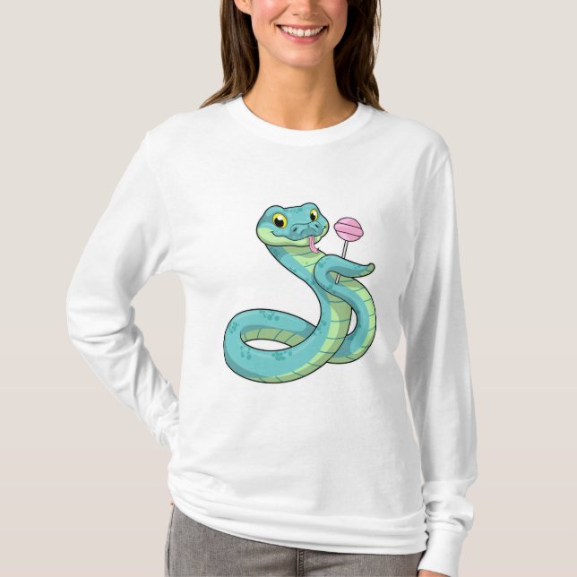 T-shirt Serpent avec Lollipop (Devant)