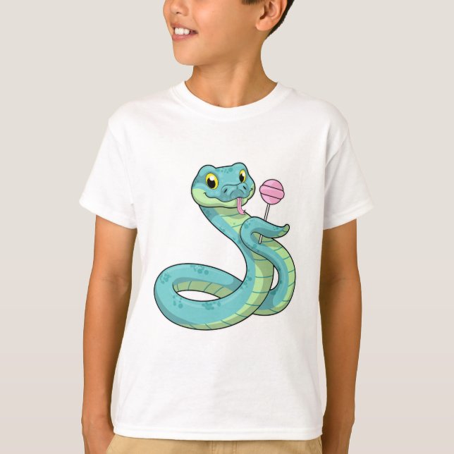 T-shirt Serpent avec Lollipop (Devant)