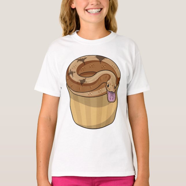 T-shirt Serpent avec muffin (Devant)