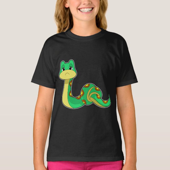 T-shirt Serpent avec noeud (Devant)