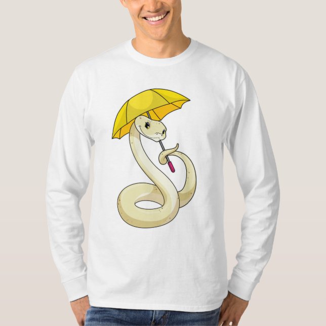 T-shirt Serpent avec parapluie (Devant)