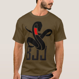 T-shirt Serpent brésilien Jiujitsu Mamba par ceinture noir