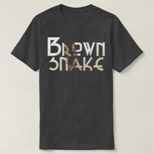 T-shirt serpent Brown (Design devant)