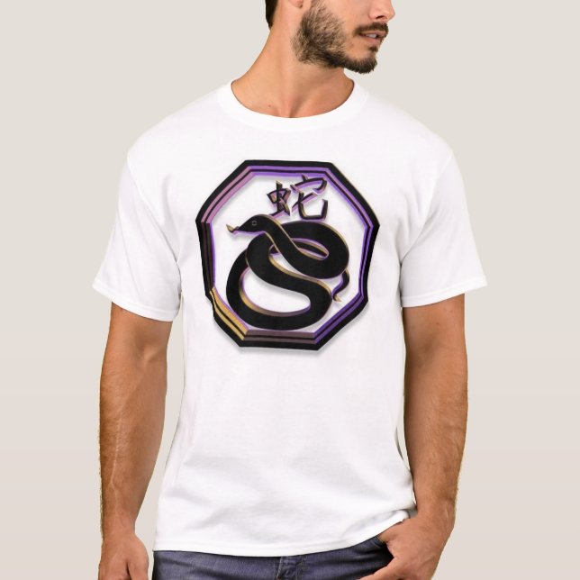 T-shirt Serpent chinois de ~ de zodiaque (Devant)