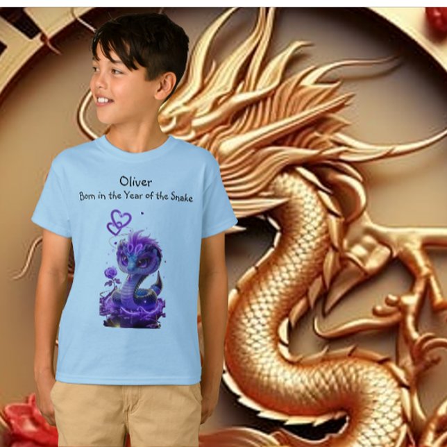 T-shirt serpent chinois pour le Nouvel An chinois (Créateur téléchargé)
