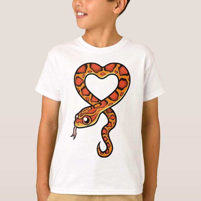 T-shirt Serpent de bande dessinée (Devant)