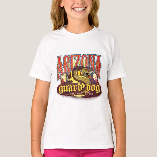 T-shirt Serpent de chien de la Garde de l'Arizona (Devant)