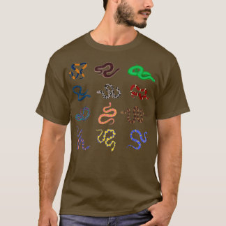 T-shirt Serpent des reptiles