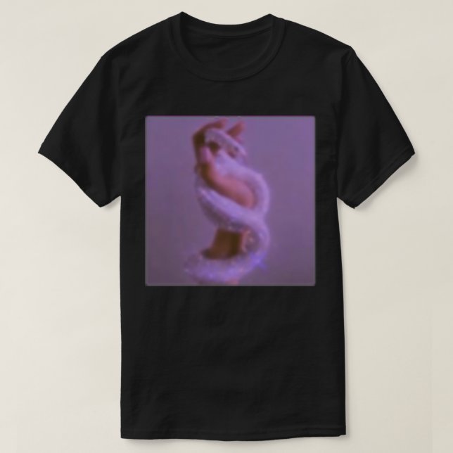 T-shirt Serpent diamant brillant à la main (Design devant)