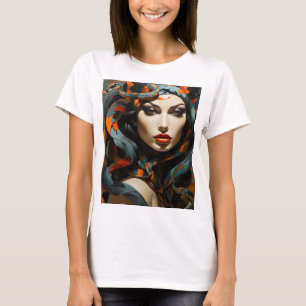 T-shirt Serpent femme art