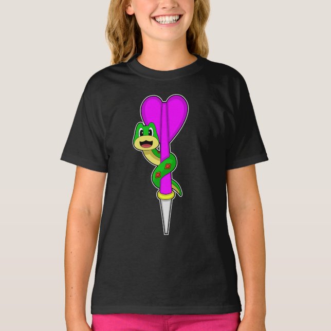 T-shirt Serpent fléchettes fléchettes (Devant)