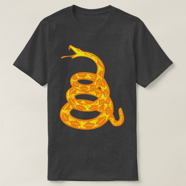 T-shirt Serpent Jaune Grassless (Design devant)