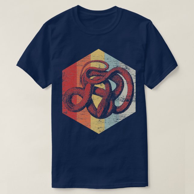 T-shirt Serpent polygone (Design devant)