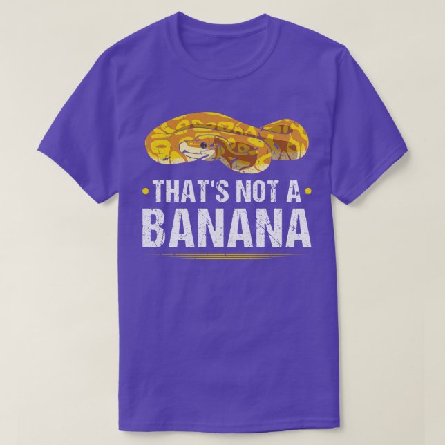 T-shirt Serpent Python à billes de banane (Design devant)