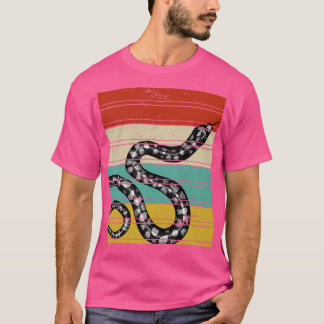 T-shirt Serpent rétro