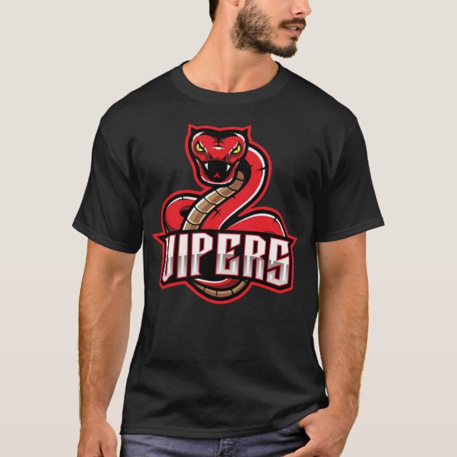 T-shirt Serpent rouge (Devant)