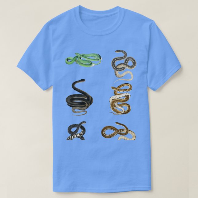 T-shirt serpent serpent autocollants (Design devant)
