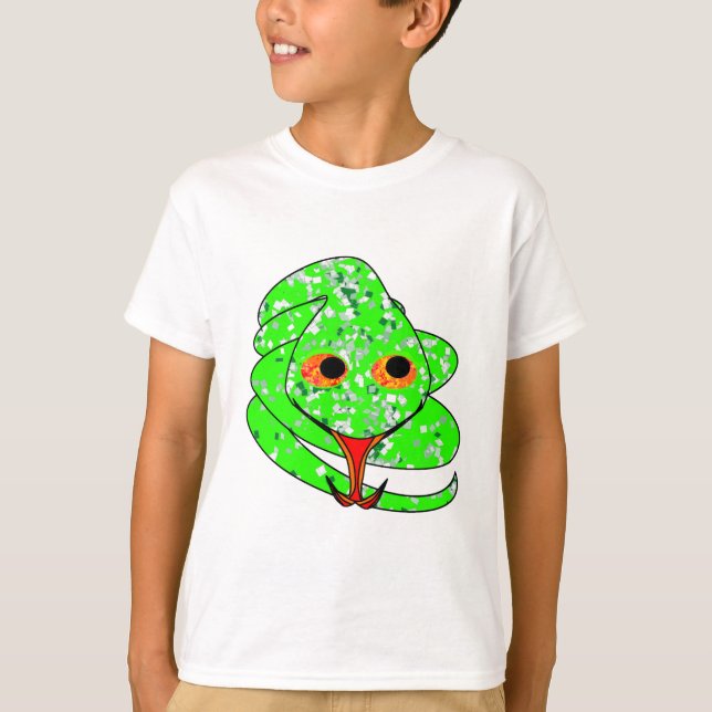 T-shirt Serpent vert (Devant)
